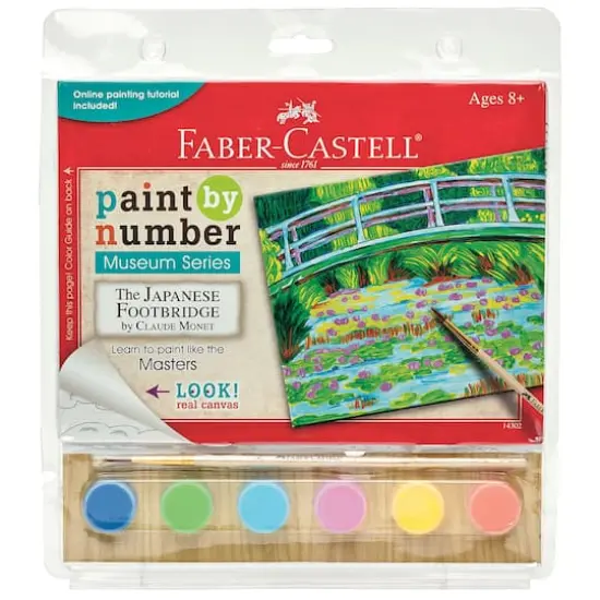 Faber-Castell&reg; Paint By Number Museum Series Kit, Japan Footbridge {1}