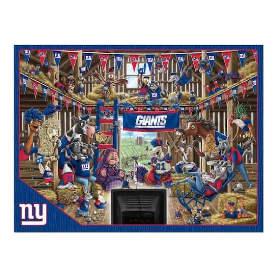 NFL Barnyard Fans 500 Piece Puzzle New York Giants {5}