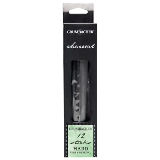 Grumbacher&reg; Hard Vine Charcoal, 12ct. {1}