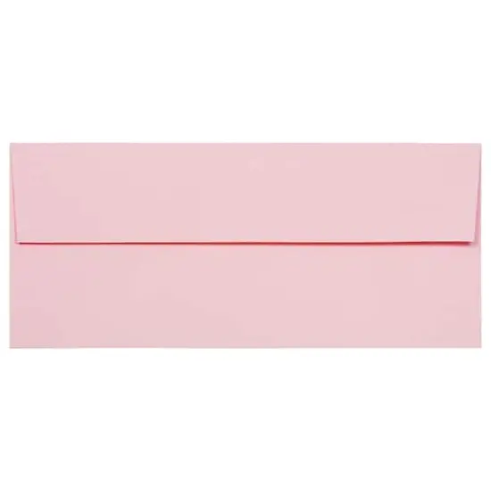 JAM Paper 8" x 11.5" Letter Paper & Envelopes #10 Business Stationery Set, 50ct. Baby Pink Pastel {5}