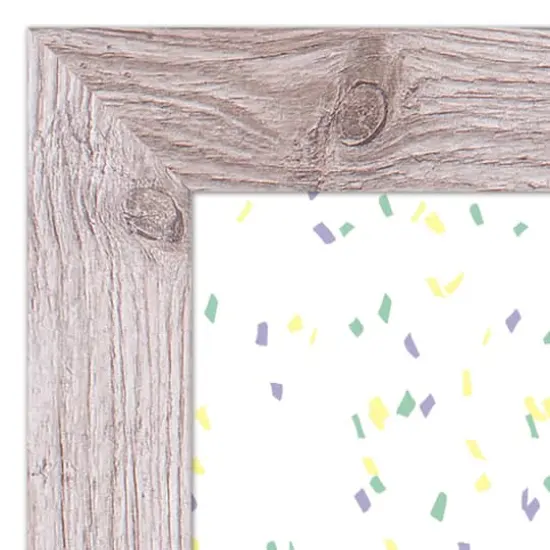 Take Me To Nola Confetti Western White Framed Print {4}