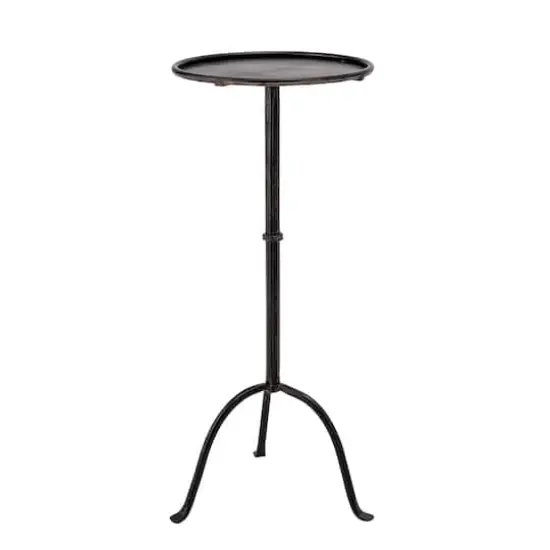 Hello Honey&reg; 28" Metal Martini Cocktail Table Black {11}