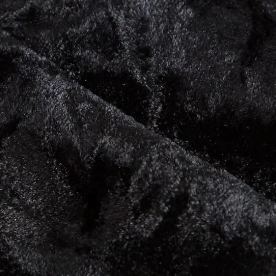 Black Crushed Velvet Fabric Bundle by Loops & Threads&reg; {3}