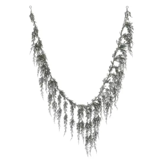 6ft. Black Glitter Cypress Garland by Ashland&reg; {1}