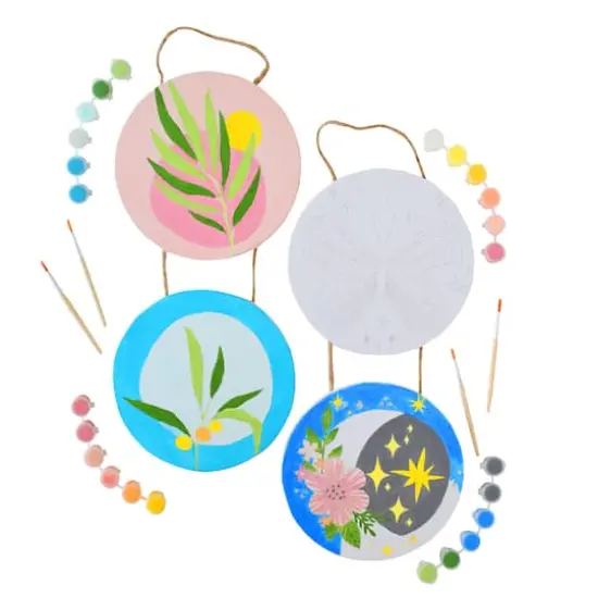 Art 101 Plants & Moth Paintable Canvas Wall Art Kits {4}