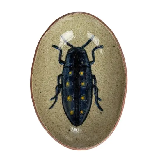 Hello Honey&reg; 7" Insect & Bird Design Stoneware Bowl Set {7}