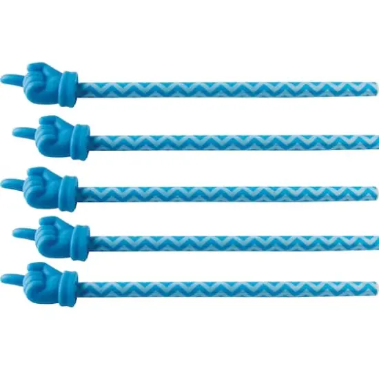 Teacher Created Resources Aqua Chevron Hand Pointer, 5ct. {1}