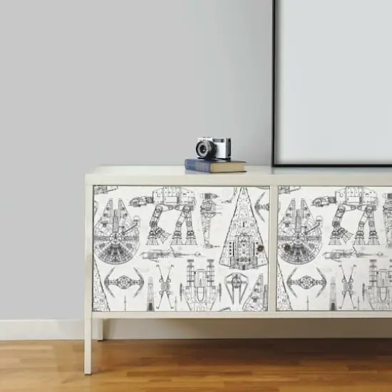 RoomMates Star Wars Blueprint Peel & Stick Wallpaper {4}