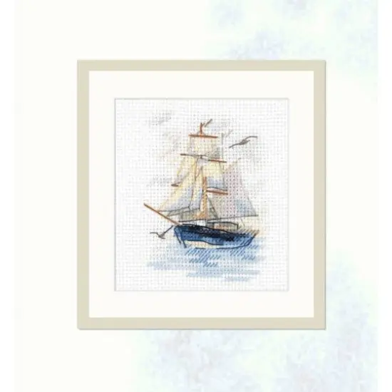 Alisa Sailing Ship Cross Stitch Kit {1}