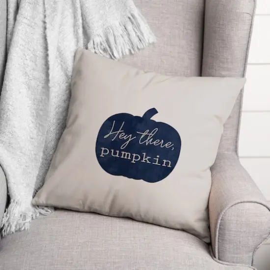 Hey There Pumpkin Throw Pillow {3}