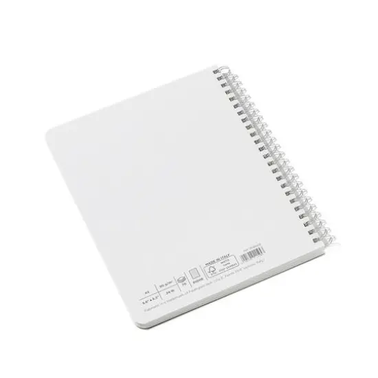 Fabriano&reg; EcoQua Spiral Bound Lined Notebook Black {10}