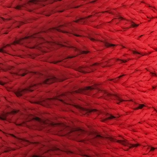 John Bead 4mm Braided Macram&eacute; Cord, 70yd. Red {4}