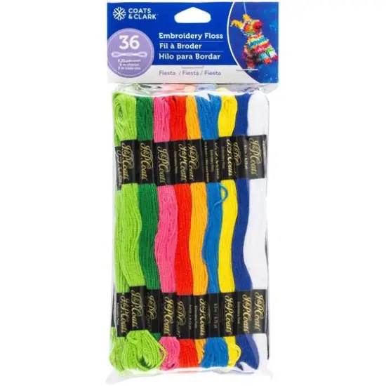 Coats & Clark 6-Strand Embroidery Floss Value Pack, Fiesta {1}