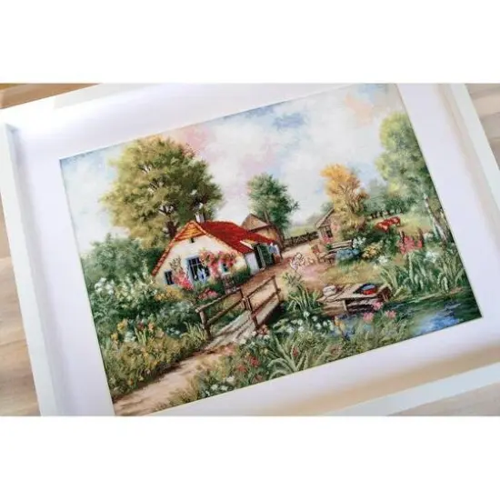Luca-s Village Landscape Counted Cross Stitch Kit {9}