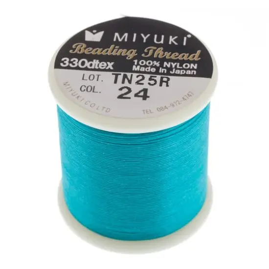 Miyuki&reg; Nylon Beading Thread, 50m Teal {1}