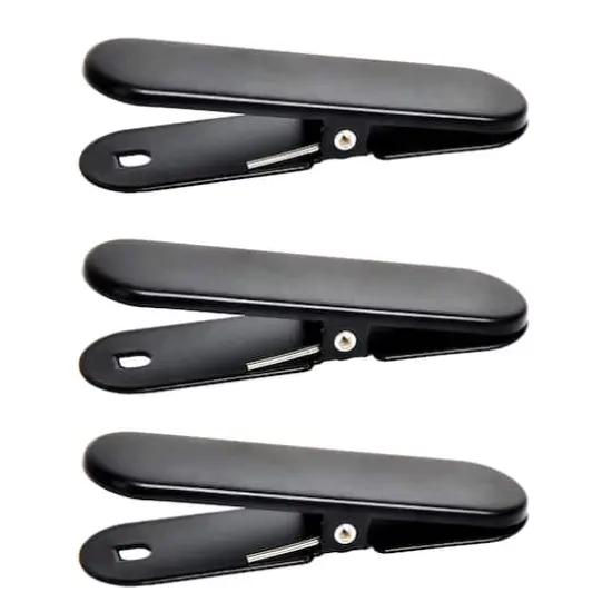 Black Metal Pegboard Clips, 3ct. by Simply Tidy&reg; {1}