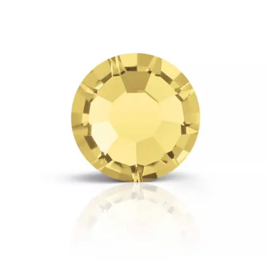 Preciosa MAXIMA SS9 Flatback Czech Crystals, 144ct. Light Topaz {1}