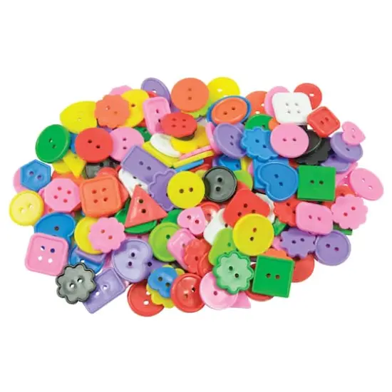 Roylco&reg; Bright Buttons&trade;, 2 Packs of 1lb. {1}