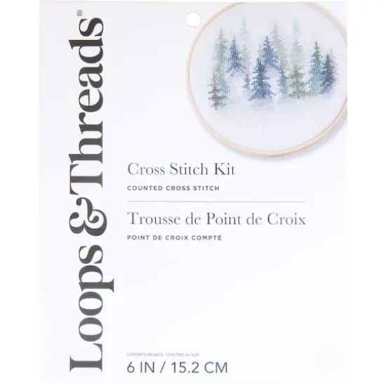 Trees Counted Cross Stitch Kit by Loops & Threads&reg; {3}