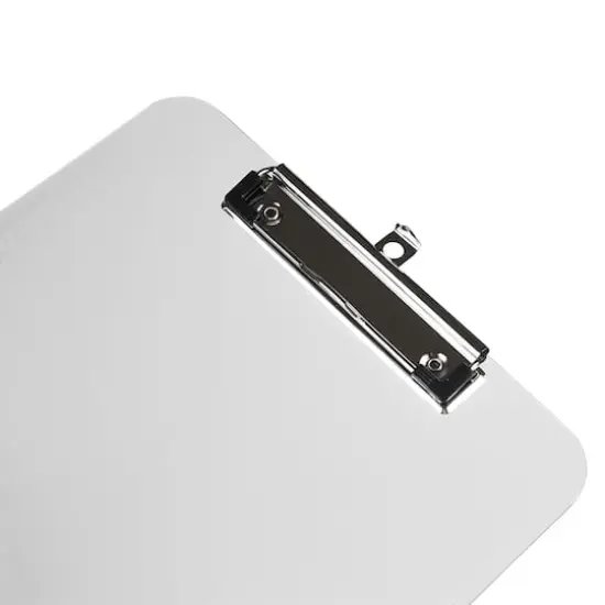 JAM Paper Letter Size Plastic Clipboards, 12ct. Clear {5}