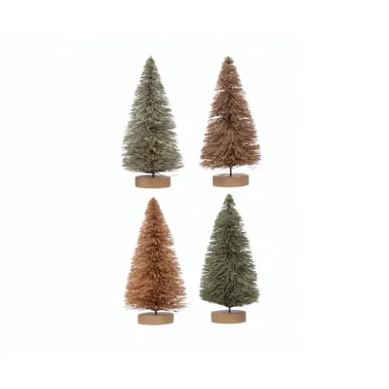 Hello Honey&reg; Multicolor Tree Farm Christmas Tree Set {4}