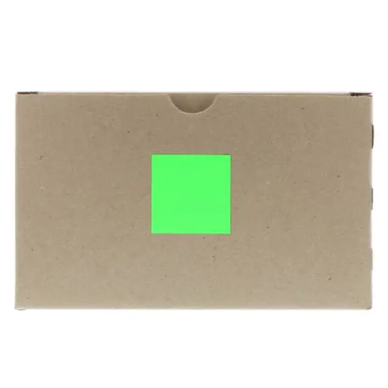 JAM Paper 2" x 2" Square Product & Container Labels, 120ct. Neon Green {7}