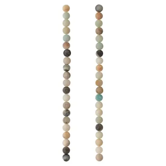 Matte Amazonite Round Beads, 6mm by Bead Landing&trade; {1}