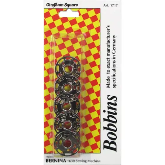 Gingham Square Bernina 1630 5P Bobbins {1}
