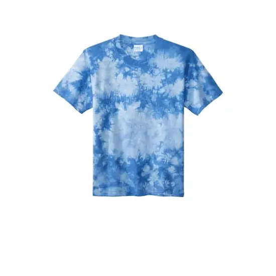Port & Company&reg; Crystal Tie-Dye Youth T-Shirt Sky Blue {1}