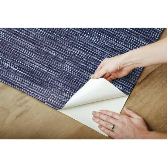 RoomMates Tabby Peel & Stick Wallpaper Blue {11}