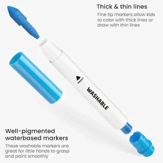 Arteza&reg; Kids Washable Markers, Broad Tip, 42 ct {4}