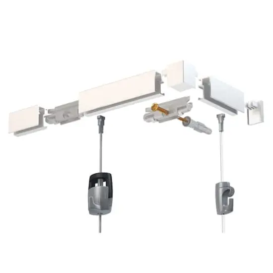 HangZ&reg; 6ft. Gallery Rail Hanging System {1}