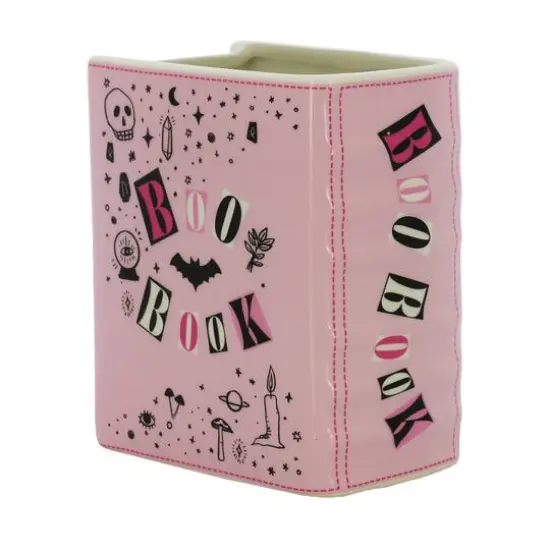 6" Pink Boo Book Decorative Ceramic Container by Ashland&reg; {5}