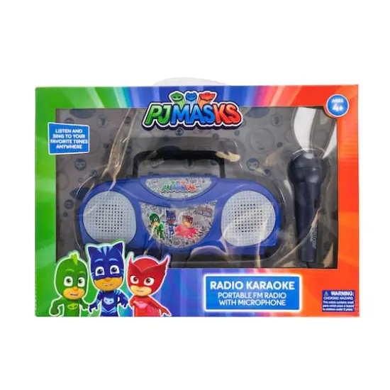 PJ Masks Portable Karaoke Radio with Microphone {6}