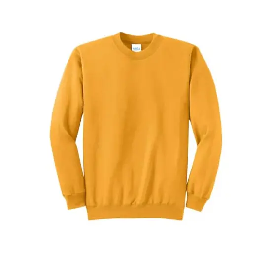 Port & Company&reg; Brights Core Fleece Crewneck Sweatshirt Gold {1}