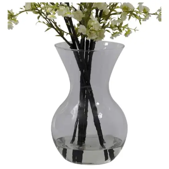 30" White Cherry Blossoms Arrangement in Vase  {4}
