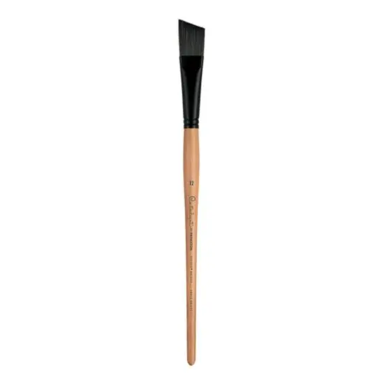Princeton&trade; Catalyst&trade; Polytip&trade; Long Handle Bristle Angle Bright Brush {1}