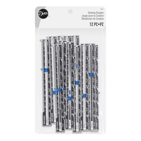 Dritz&reg; 6" Black Sewing Gauges, 12ct. {1}