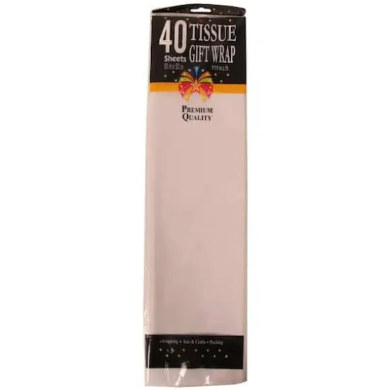 JAM Paper White Tissue Paper, 40 Sheets {3}