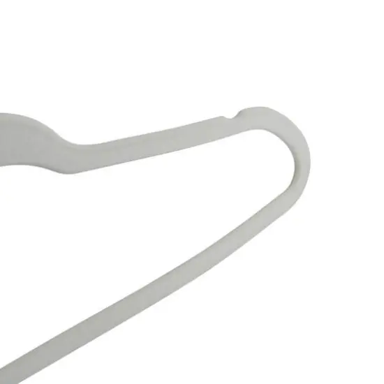 Honey Can Do White Slim-Profile Non-Slip Velvet Hangers, 35ct. {9}