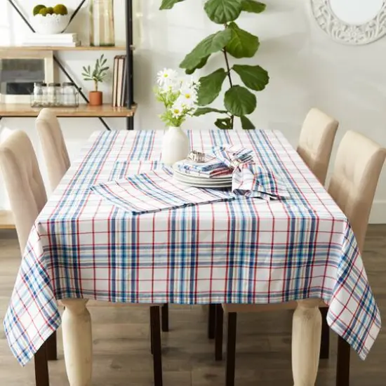 Lighthouse Plaid Tablecloth 60" x 84" {6}