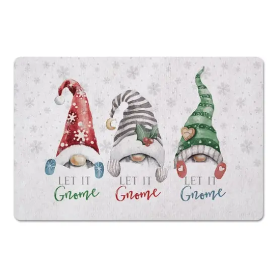 Let It Gnome 27x18 Floor Mat {1}
