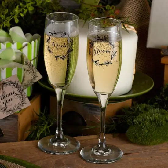 Hortense B. Hewitt Co. Rustic Wreath Flutes {3}