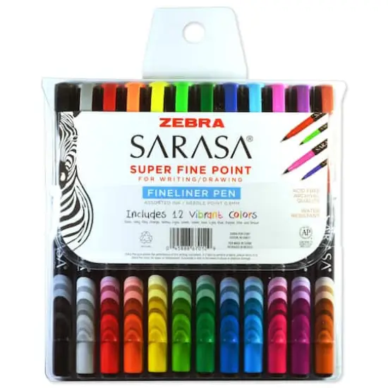 Sarasa&reg; Super Fine Point Fineliner Pens, 12ct. {3}