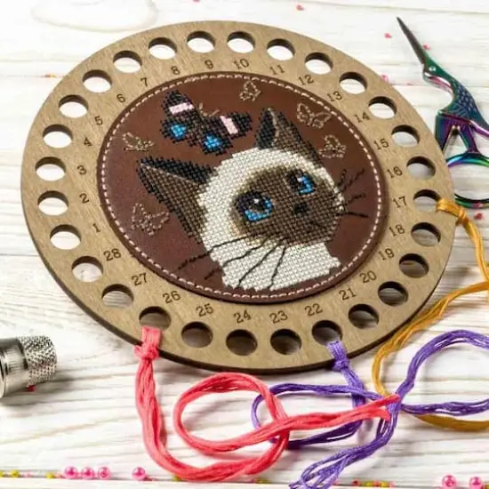 Wonderland Crafts Cat Thread Organizer Making Kit {3}