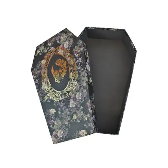 15" Decorative Floral Coffin Box by Ashland&reg; {3}