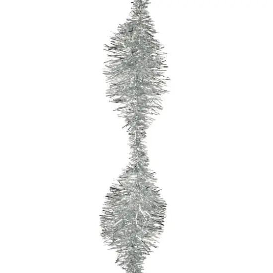 6ft. Silver Wavy Tinsel Garland by Ashland&reg; {3}