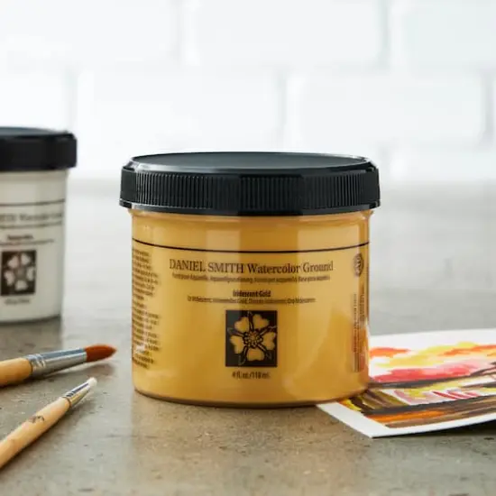 Daniel Smith Watercolor Ground, 4oz. Iridescent Gold {4}