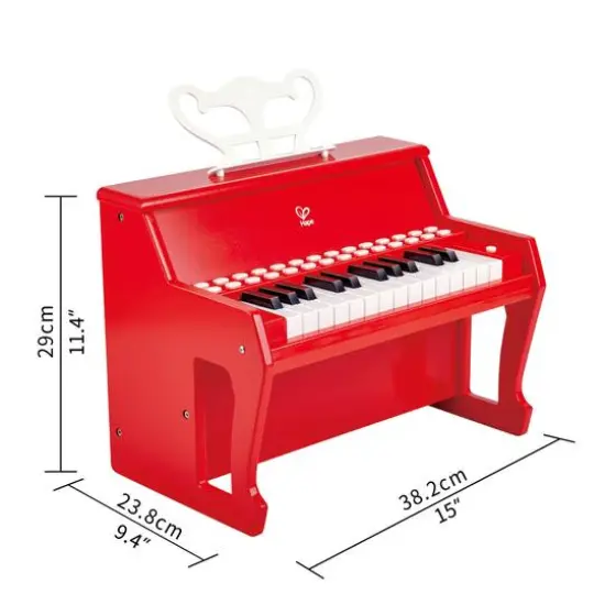 Hape Learn With Lights Red Electronic Piano {7}
