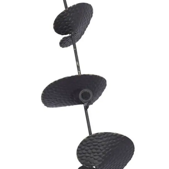 36" Black Metal Contemporary Wall D&eacute;cor {7}